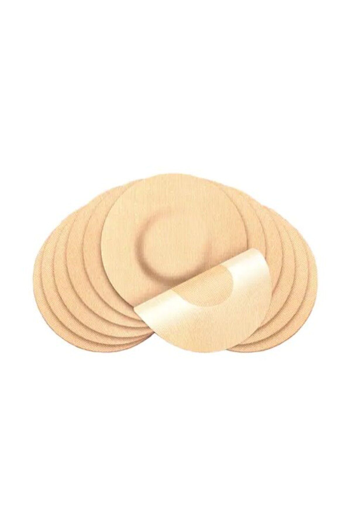 TrioStore-Set of 10 Glucose Sensor Adhesive Patches with Extra Adhesive, Beige 4
