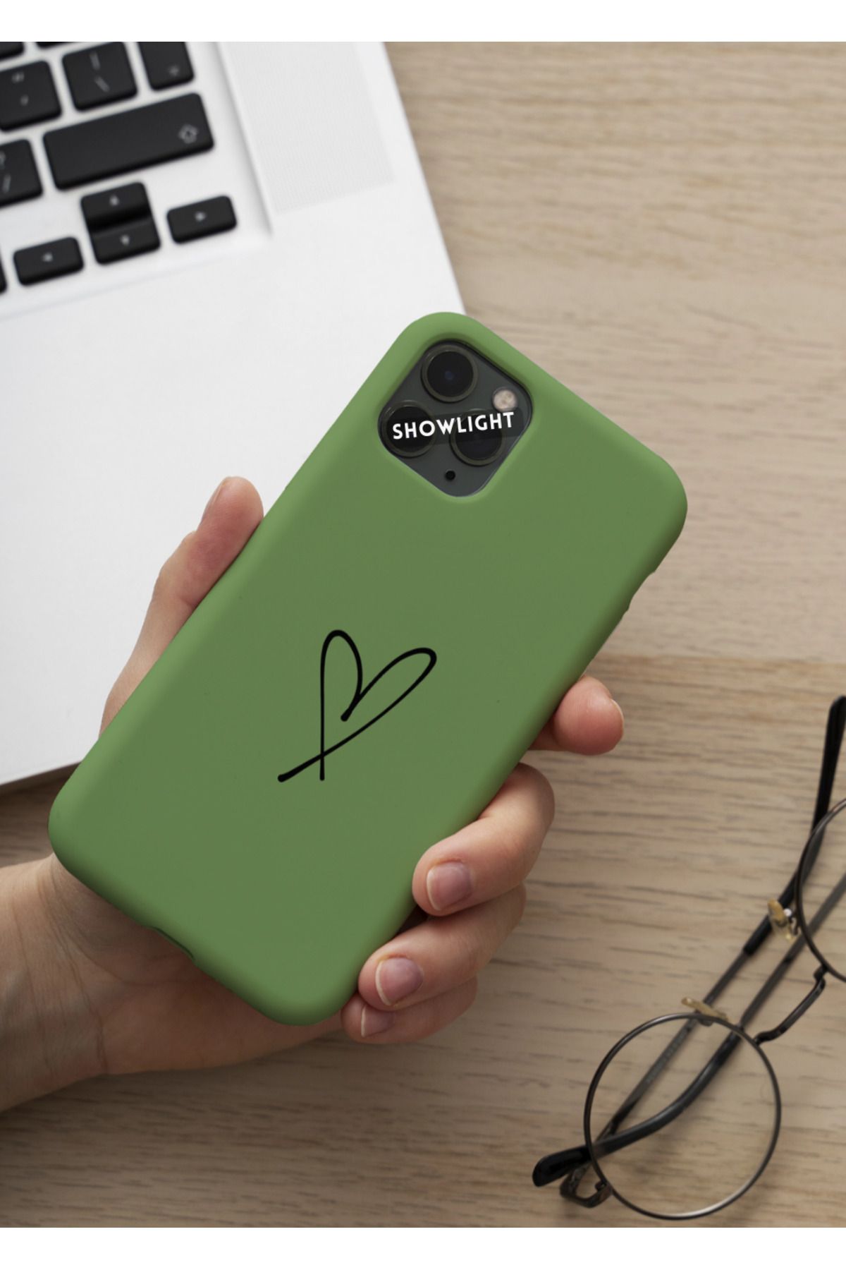 SHOWLIGHT İphone 14 Uyumlu Kalp Seri Basic Premium Telefon Kılıfı