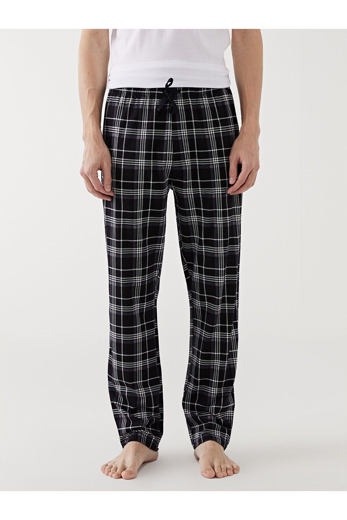 LC Waikiki-Standard Pattern Plaid Men's Pajama Bottom 2