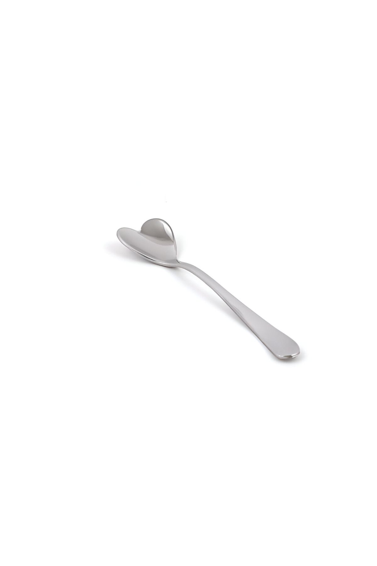 Şahay Kitchen Çay Kaşığı - Çelik Çay Kaşığı Takımı - 6 Lı Çay Kaşığı - Kalpli Çay Kaşığı Seti