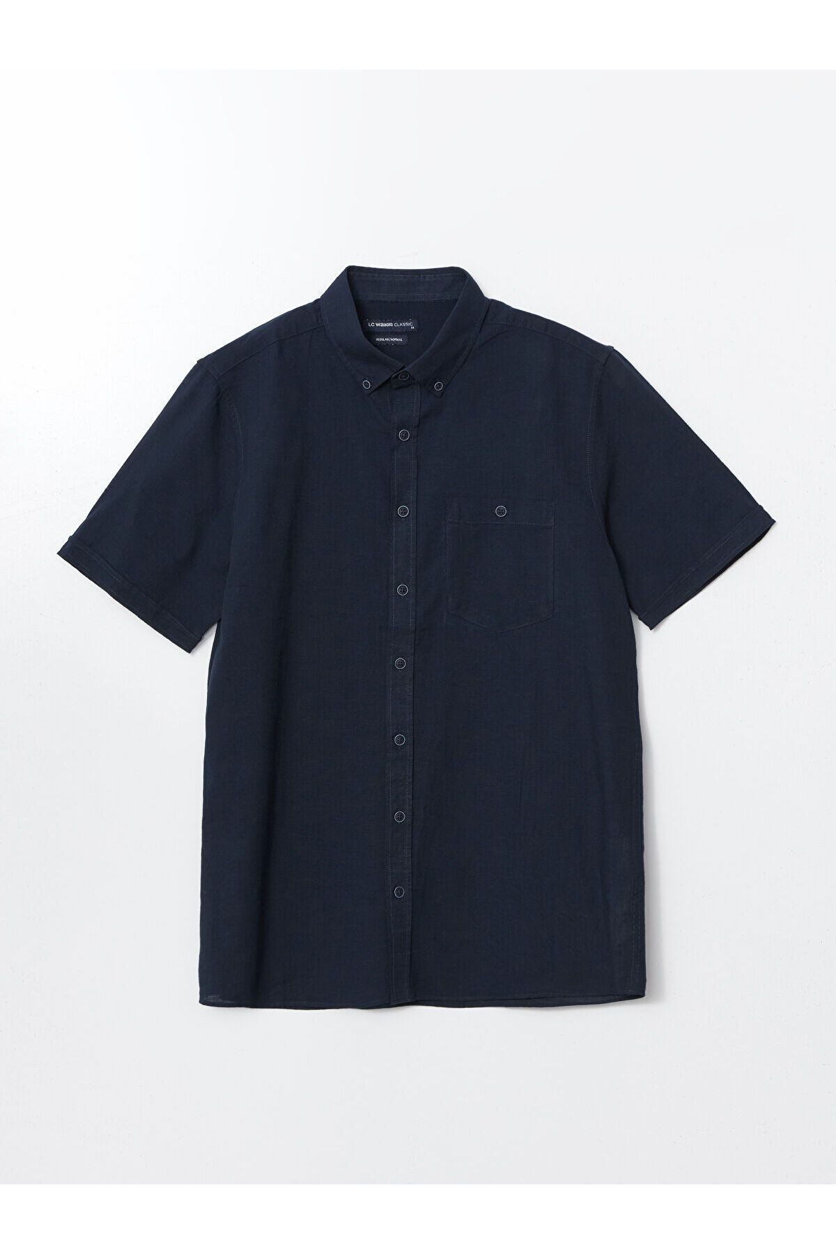 LC Waikiki Regular Fit Keten Karışımlı Erkek Gömlek