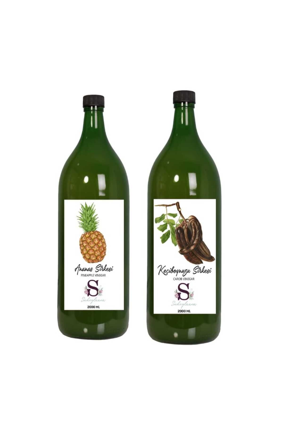 Süheylaana Doğal Ananas Sirkesi 2000 Ml - Doğal Keçiboynuzu Sirkesi 2000 Ml