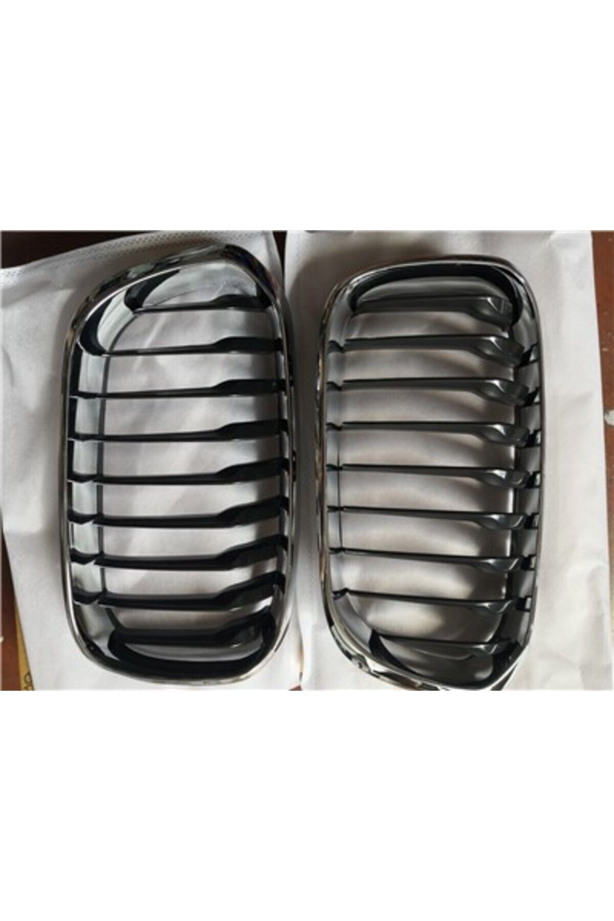 PARCAWORLD ÖN PANJUR BÖBREK KROM SİYAH SET SPORT BMW F20+LCİ uyumlu