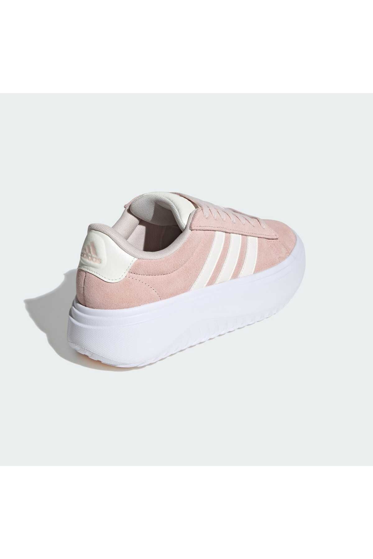 اسنیکر صورتی زنانه کفش ورزشی پلت فرم کورت بزرگ IE1104 adidas
