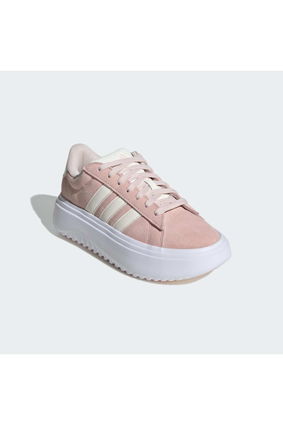 اسنیکر صورتی زنانه کفش ورزشی پلت فرم کورت بزرگ IE1104 adidas