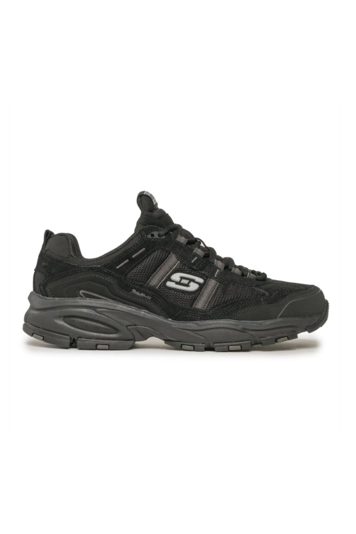 SKECHERS 51241EW-BBK Vigor 2.0 Trait Erkek Siyah Sneaker Günlük Spor Ayakkabı