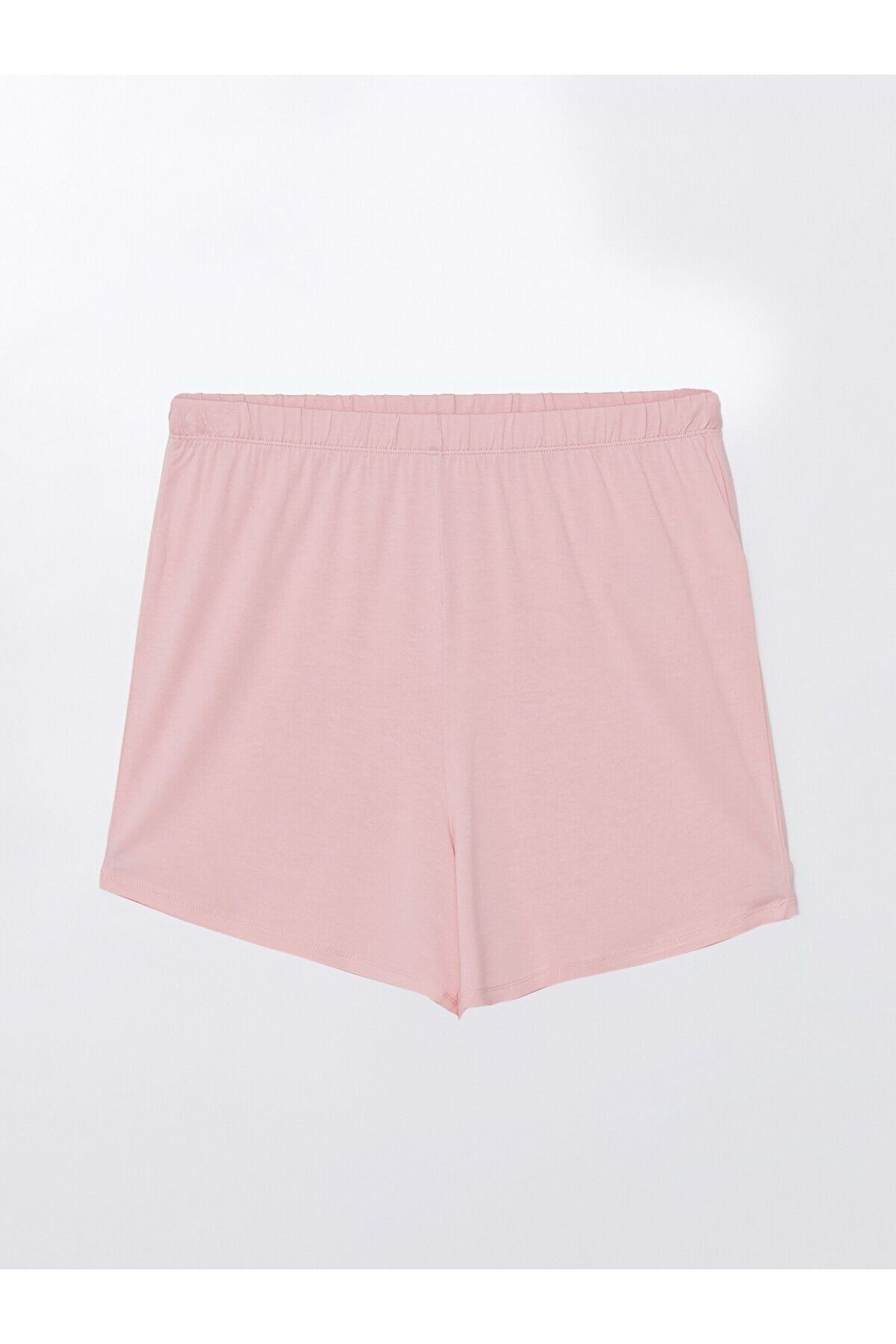 LC Waikiki Kadın Beli Lastikli Düz Şort Pijama Altı