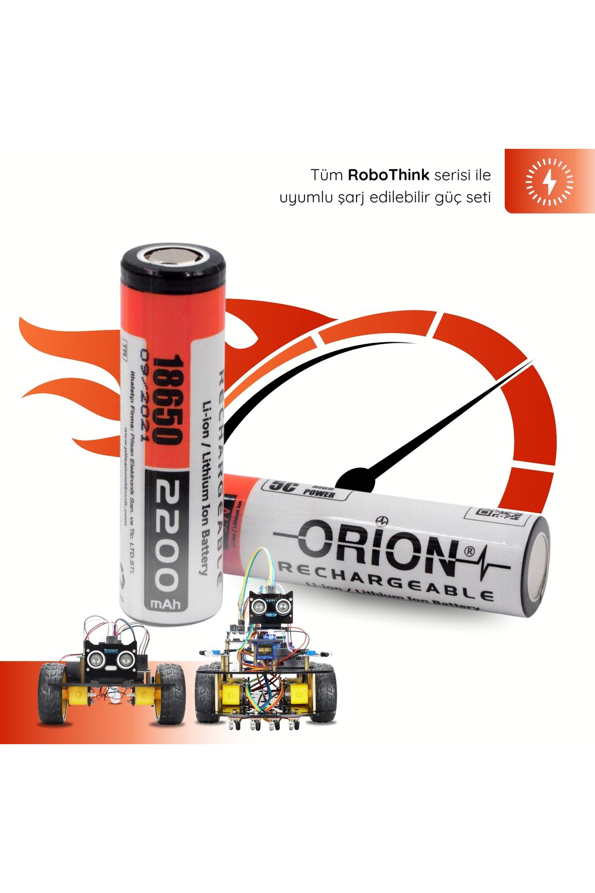 RoboThink Power Upgrade Kit RoboThink Setler için Şarj Edilebilir Güç Kiti