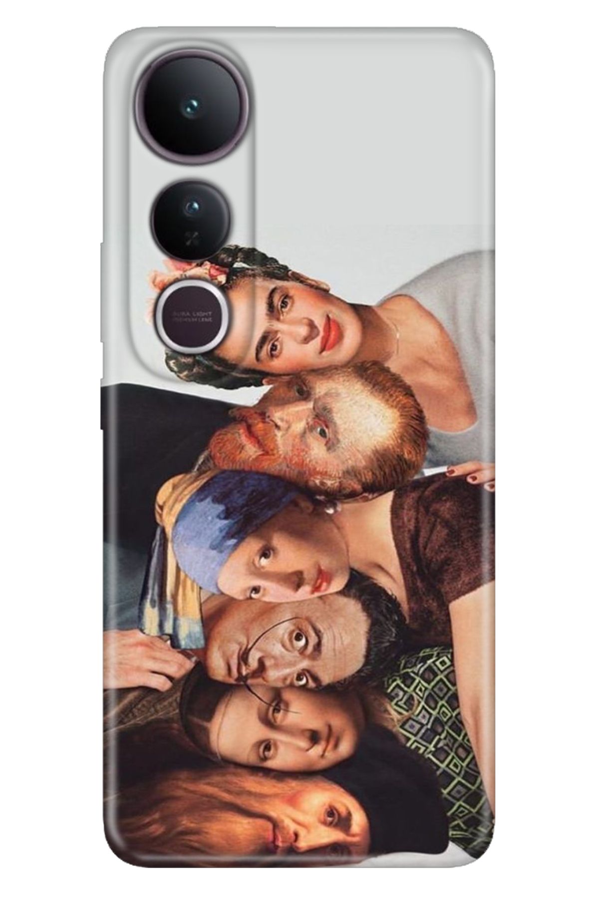 ADACASE Vivo V50 Lite 5G Kılıf Dekoratif Silikon Baskılı Kapak İdols