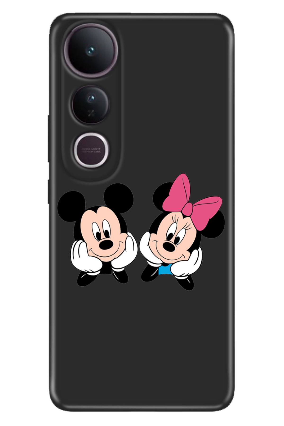 ADACASE Vivo V50 Lite 5G Kılıf Renkli Silikon Baskılı TPU Minnie Mickey
