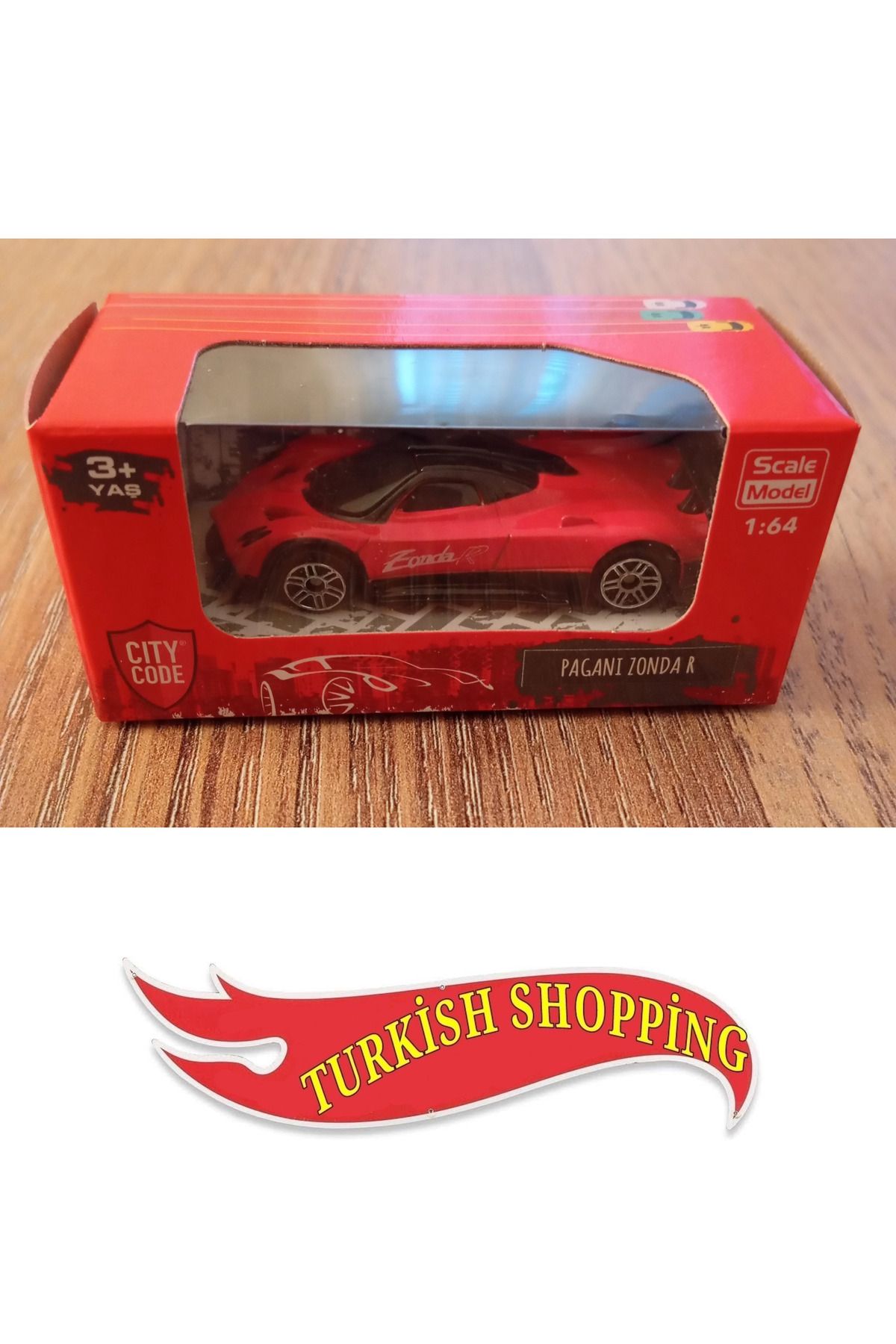 shop City Code 1:64 Ölçek Pagani Zonda R Kırmızı