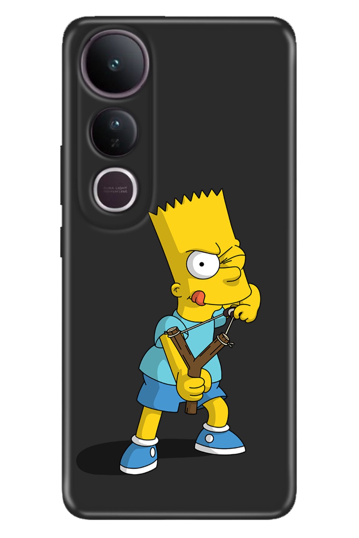 Cekuonline Vivo V50 Lite 5g Kılıf Tema Art Desenli Baskılı Silikon Simpsons