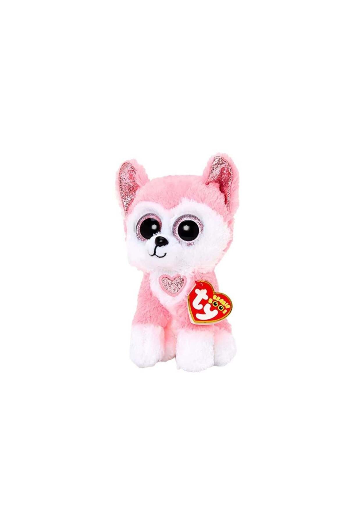 Epilons TY Beanie Hunk Husky Pink Reg