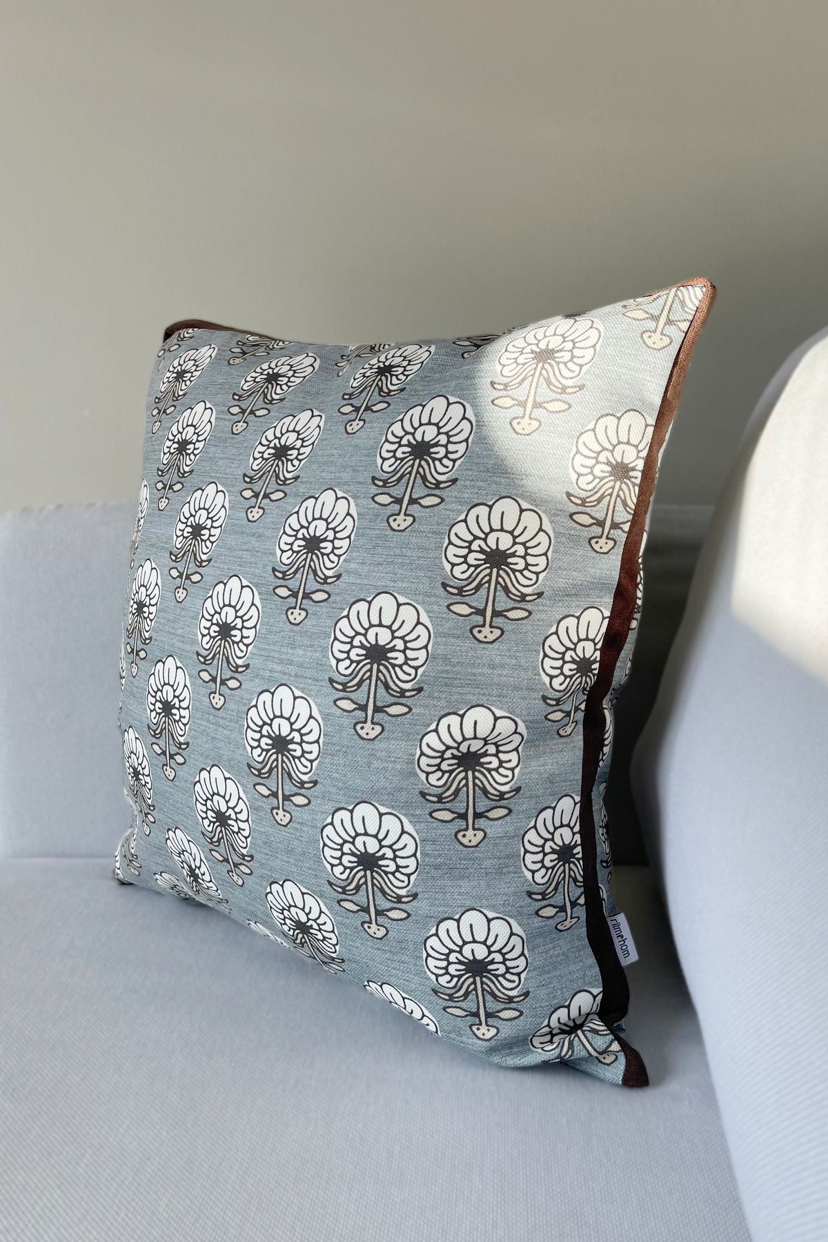 RİTMOHOME Vintage, Eskitme, Modern, Farmhouse, Iskandinav, Country, 50x50 Dekoratif Yastık(İÇİ DOLGULU)