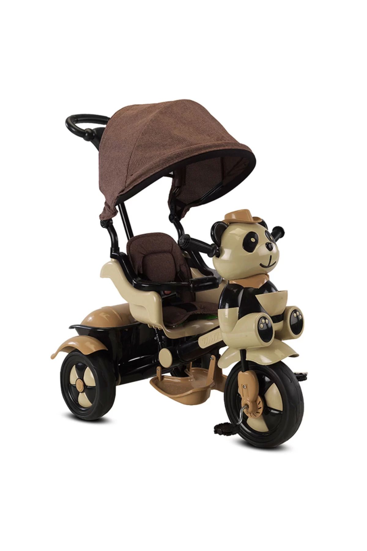 hayal oyuncak atölyesi Nessiworld Baby Hope Little Panda Bebek Bisikleti Kahve
