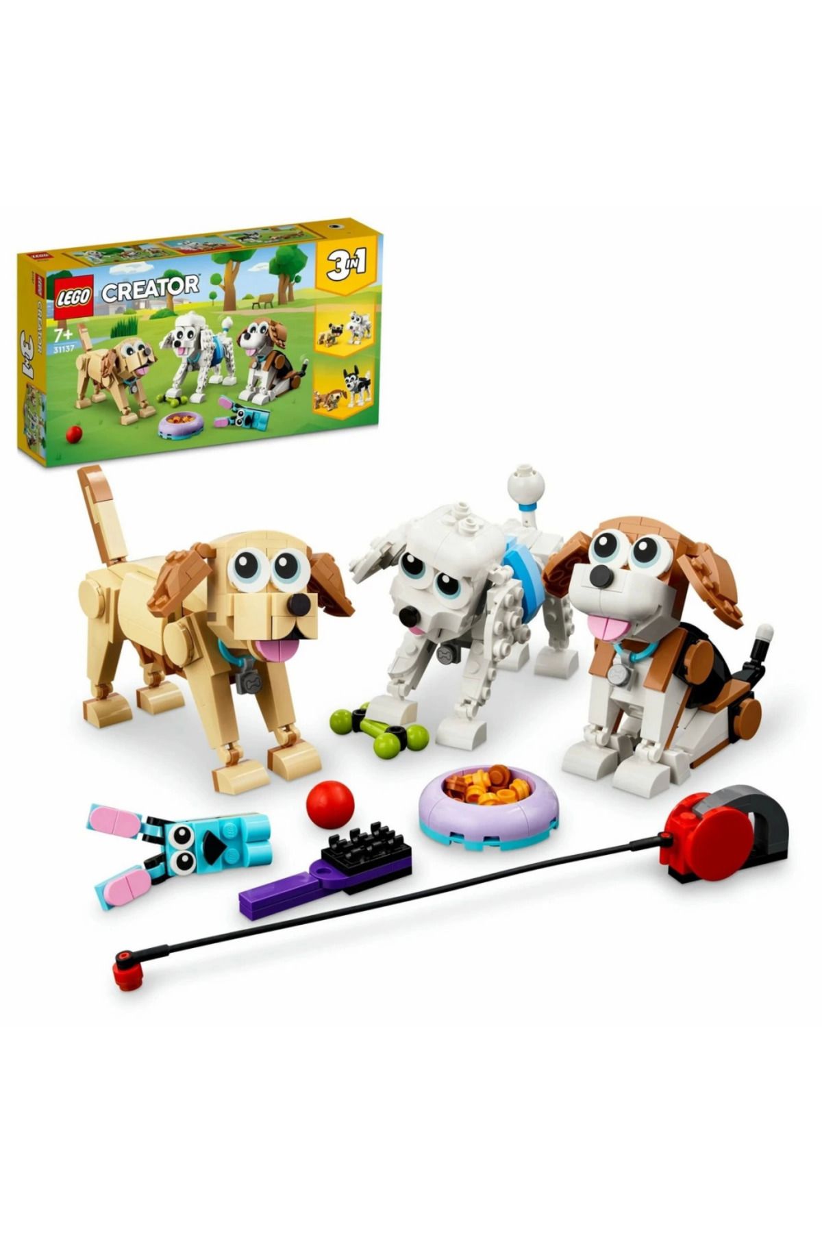 hayal oyuncak atölyesi NessiWorld LEGOCreatorSevimliKöpekler31137