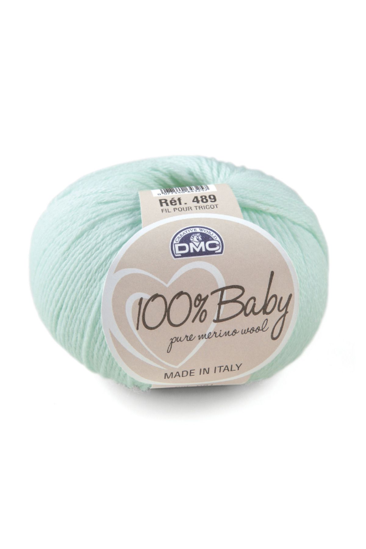 Dmc Fir Lana Pentru Tricotat Si Crosetat 100% Baby Pure Merino Wool, 50g/225m, Verde Pal/81 - One Size