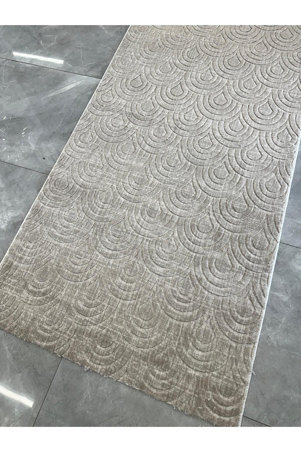 AKSU HALI Aksu Halı Prime Cozy Toprak Kaymaz Taban Makinede Yıkanabilen Kesme Yolluk
