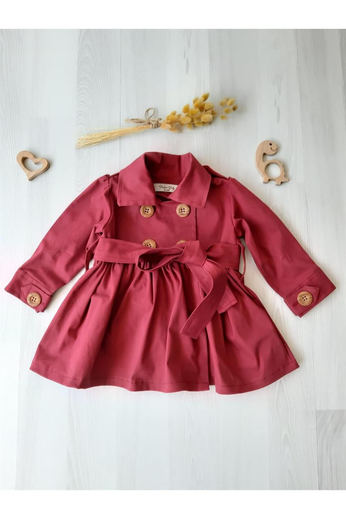 ikokokids Nursu Baby Dusty Rose Baby Girl Trench Coat für Babies & Kids Γυναίκα - 4 years old