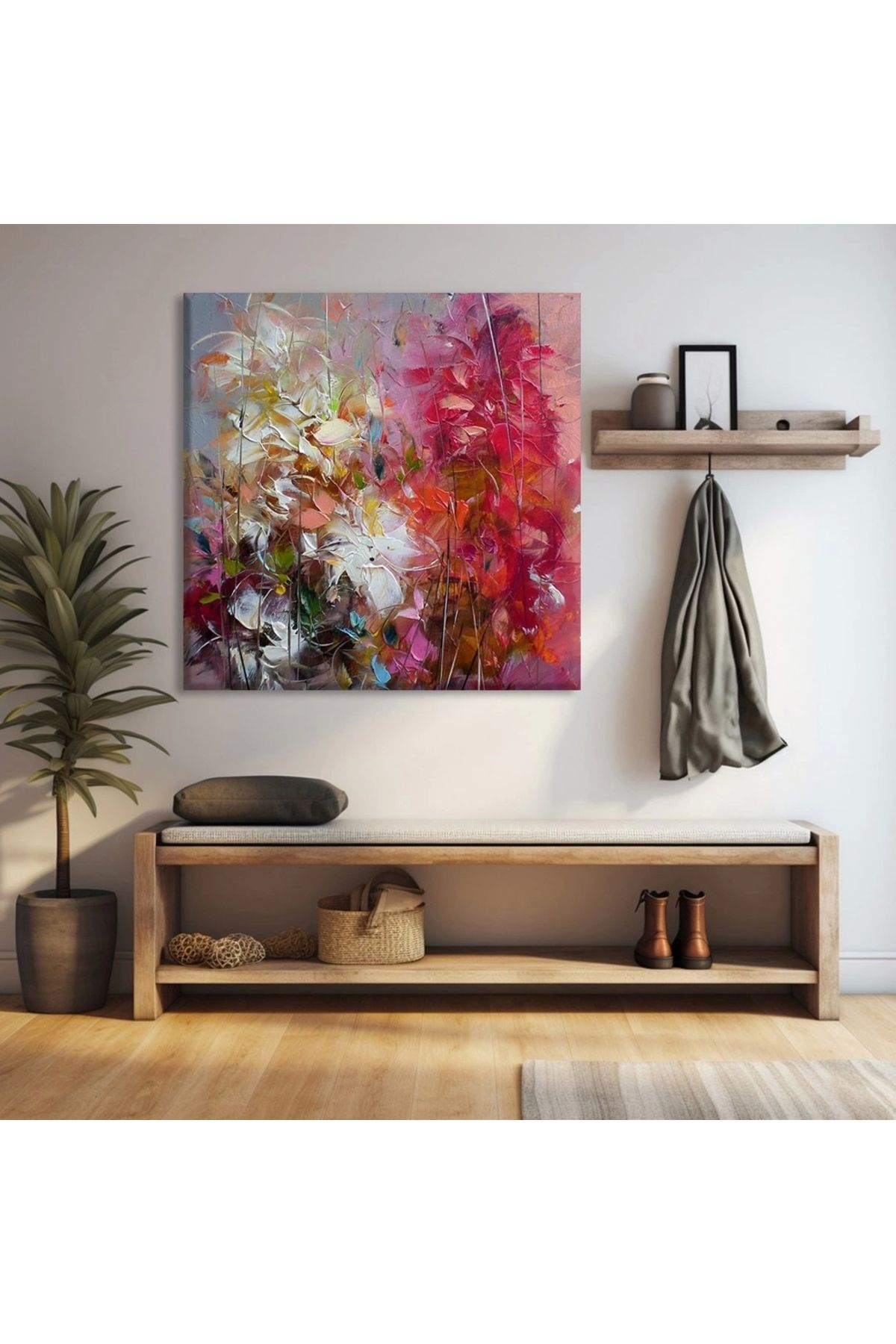 VOGLOO Floral Füzyon Kanvas Tablo