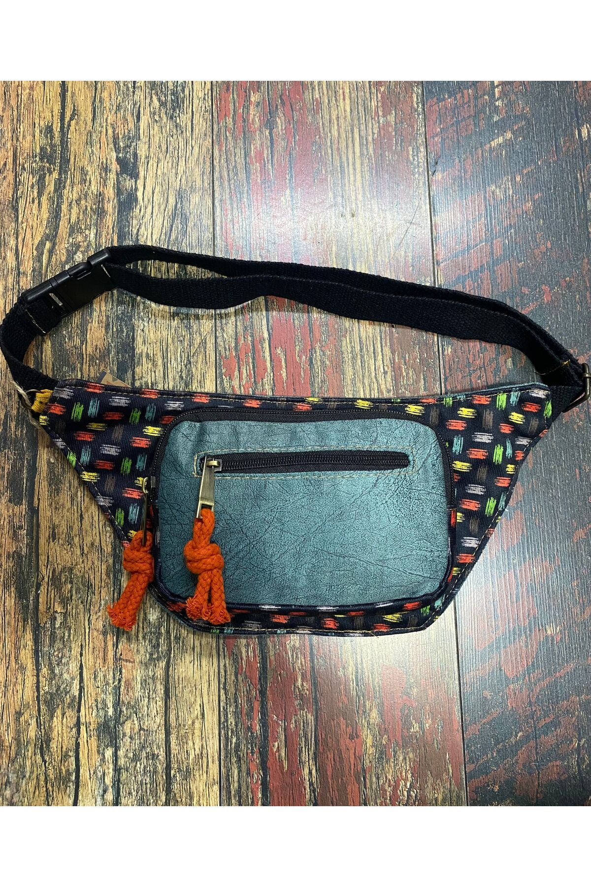 Street Bag Etnik Otantik Bohem Günlük Seyahat Bel Çantası Çok Cepli Suya Dayanıklı