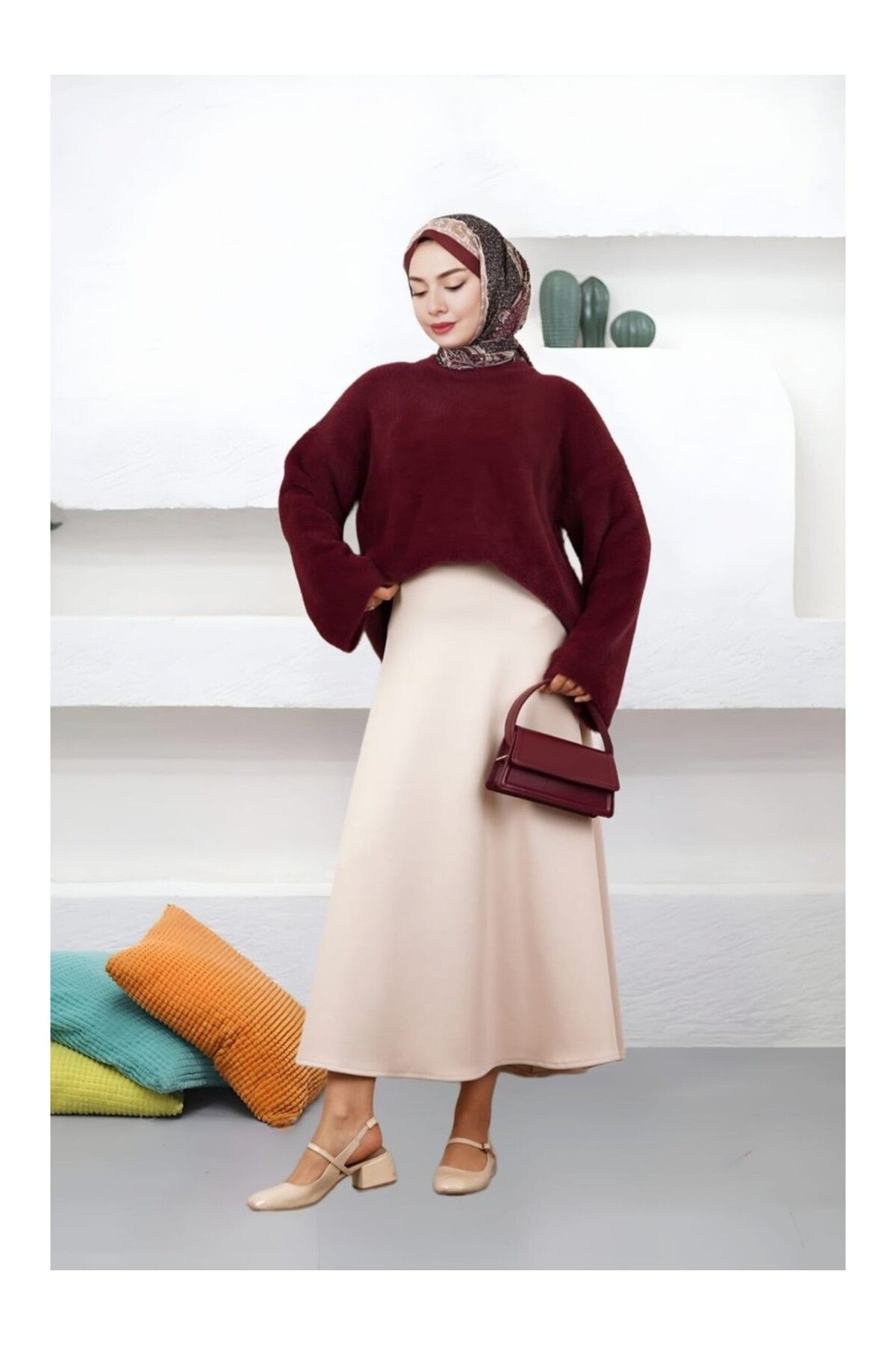 MODA Scuba Kumaş Çan Etek