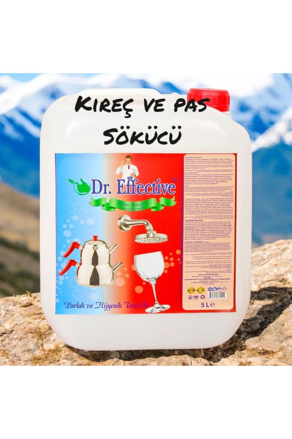 DR EFFECTIVE DR.EFFECTIVE KİREÇ VE PAS SÖKÜCÜ İLE HERYER TERTEMİZ 5 LT