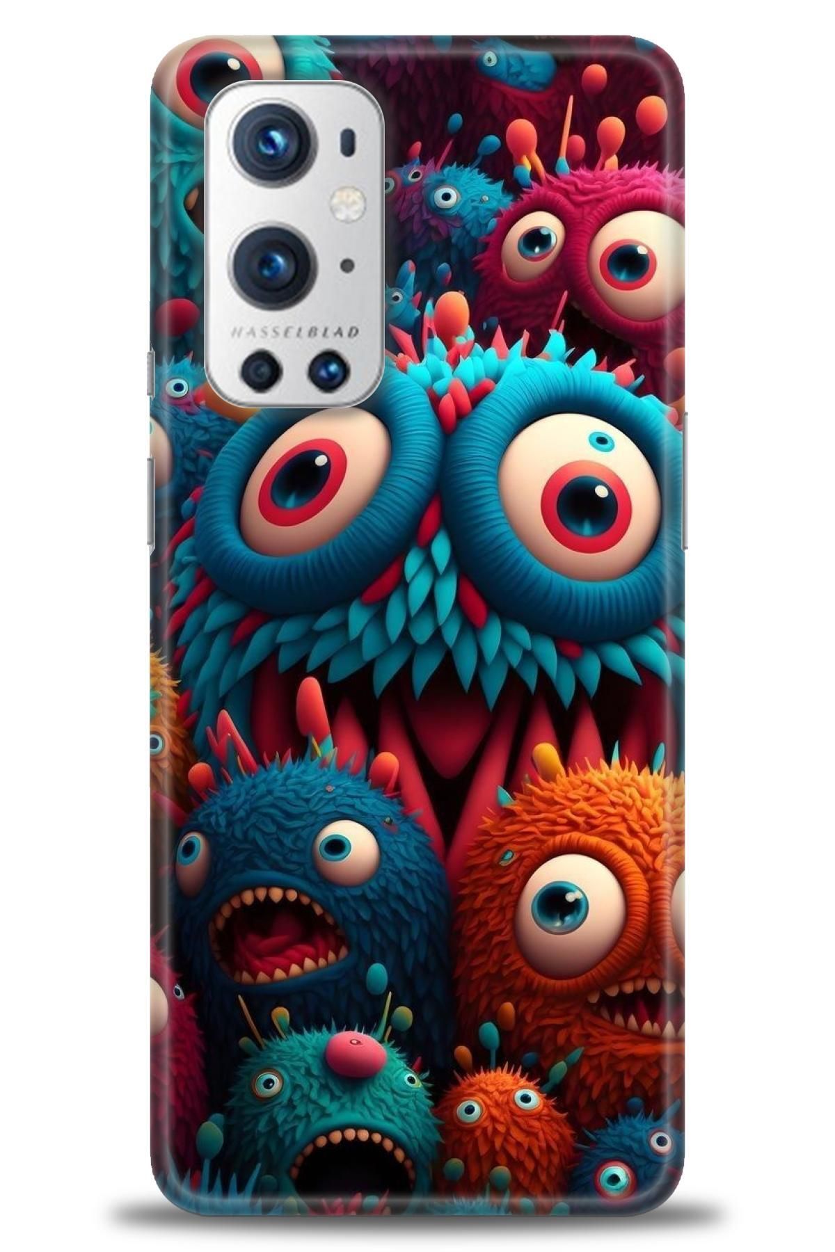 Oneplus 9 Pro İle Uyumlu HD Baskılı Desenli Silikon Kılıf - 90