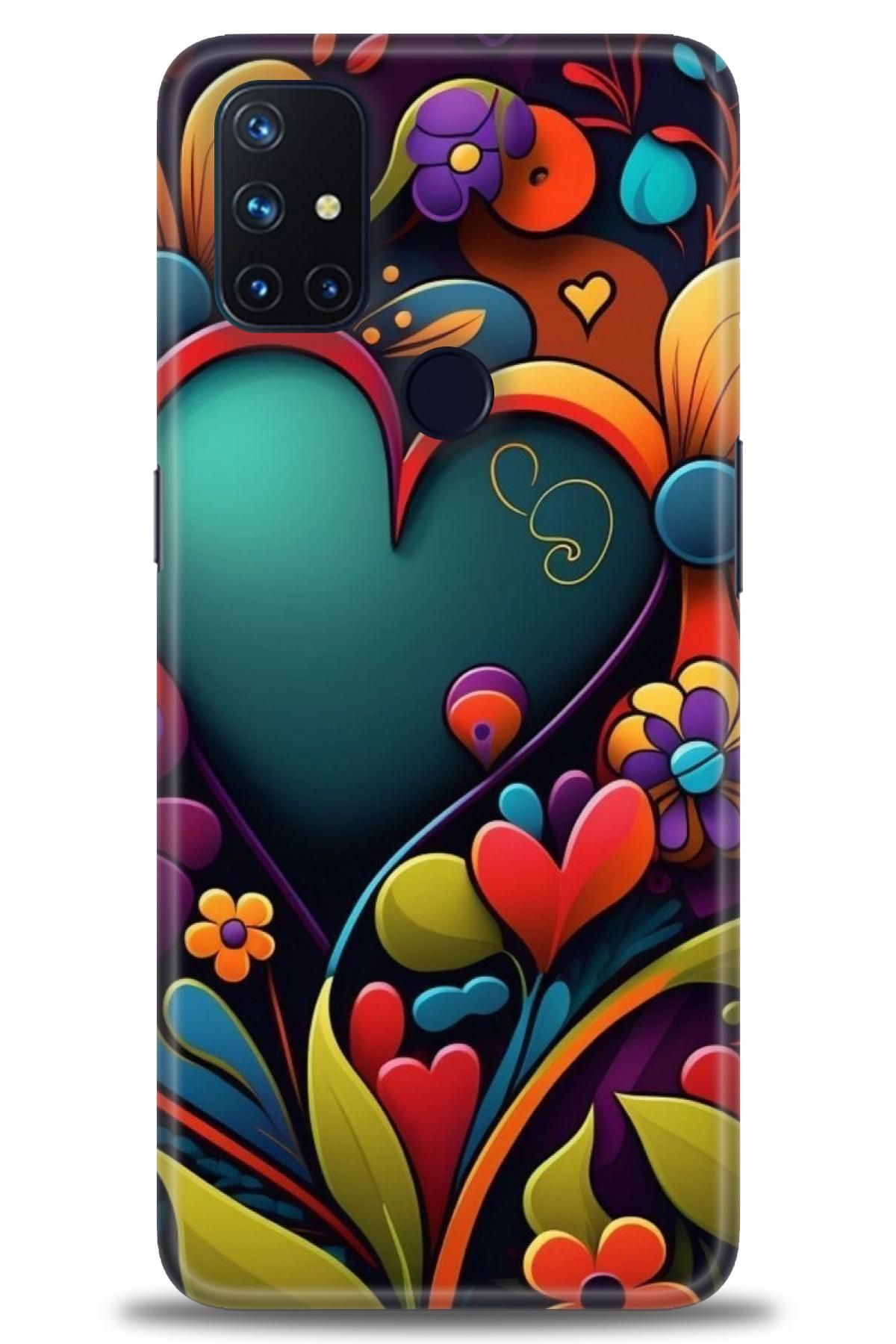 Oneplus Nord N10 İle Uyumlu HD Baskılı Desenli Silikon Kılıf - 534