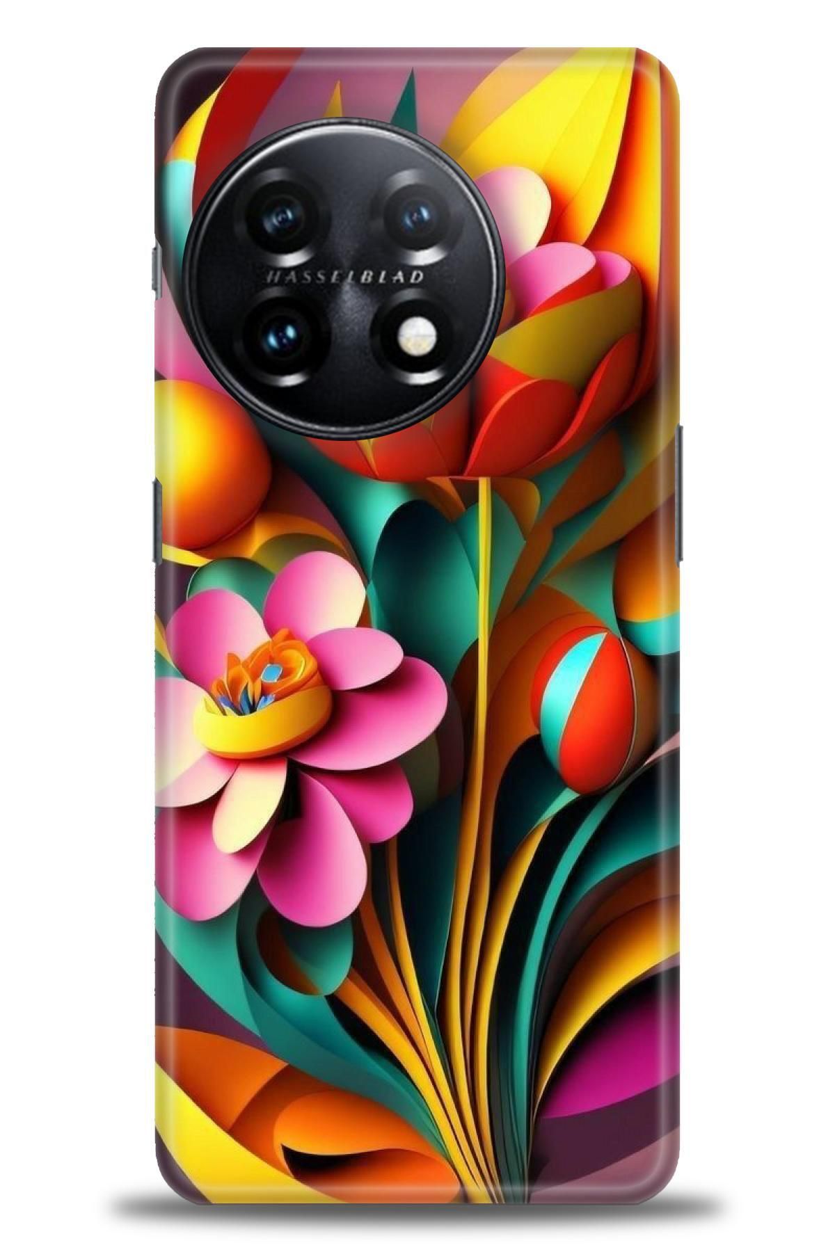 Oneplus 11 İle Uyumlu HD Baskılı Desenli Silikon Kılıf - 532