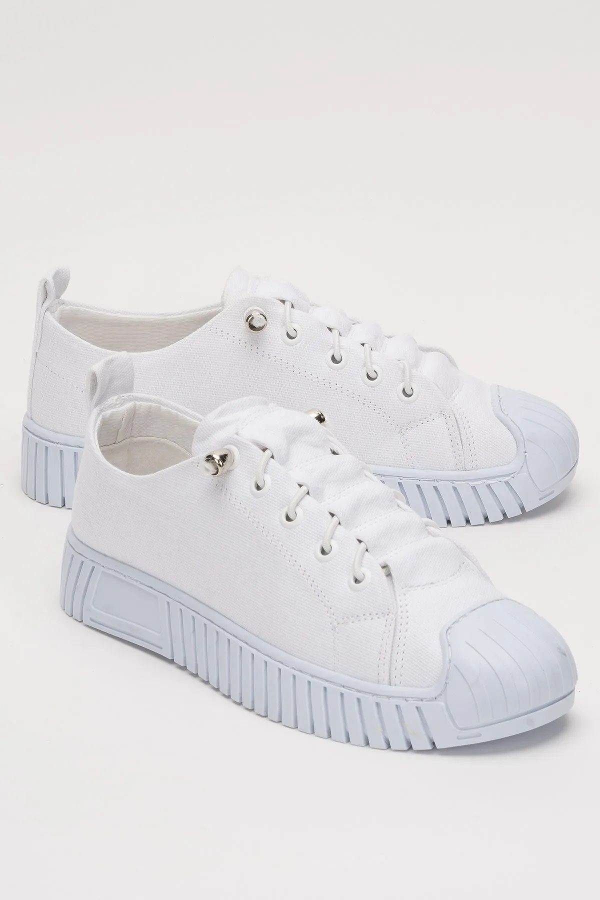 Afşin Ortopedik Lastik Bağcıklı Spor Keten Ayakkabı Şık Rahat Sneaker