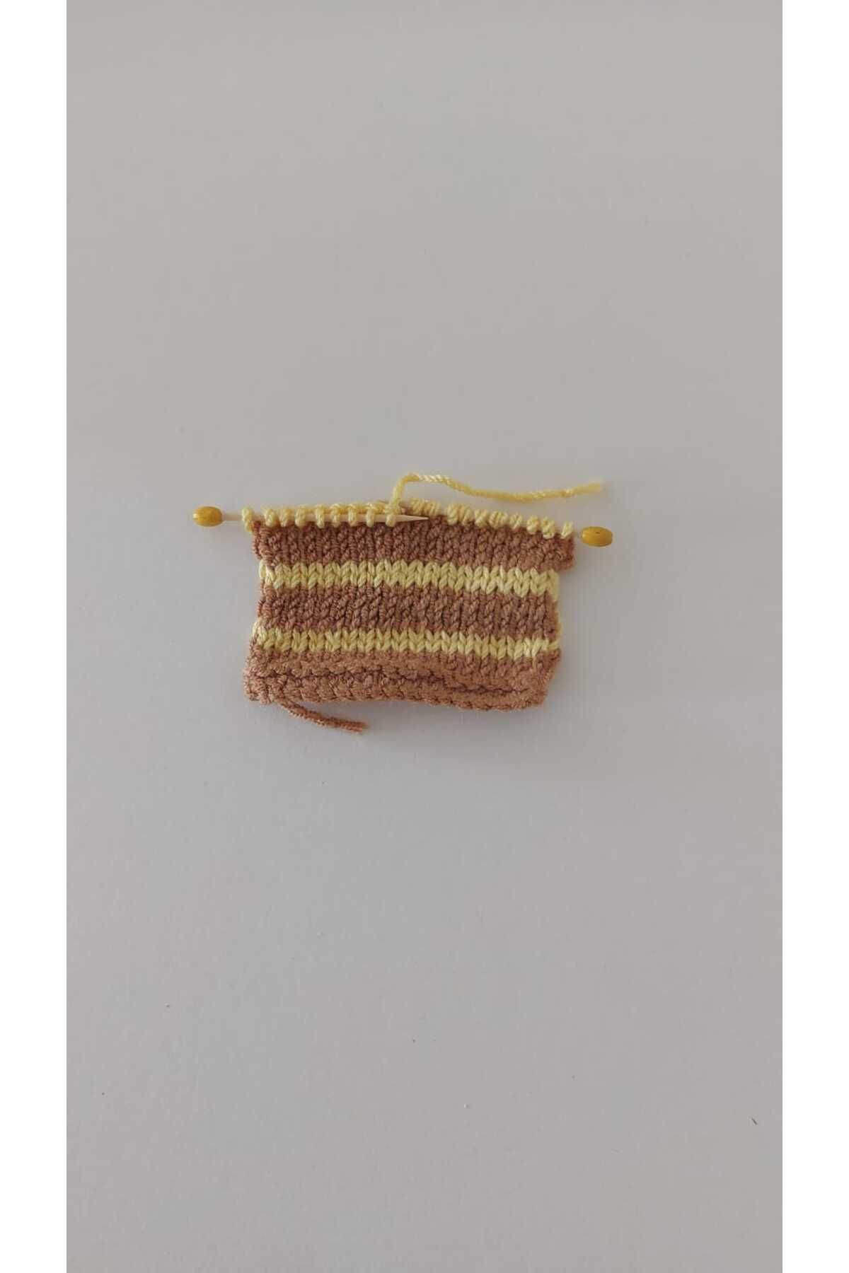 GiftlandCollection GiftLand Kahverengi El Örgüsü Minyatür Magnet