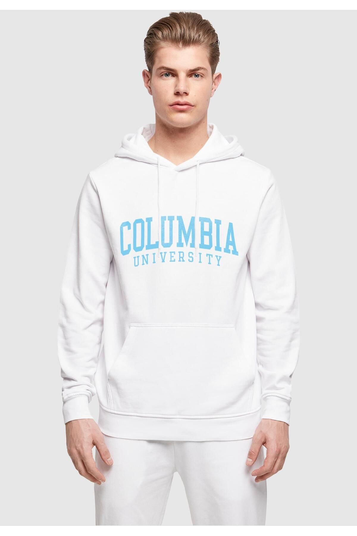 Merchcode-Herren Columbia University - Script Basic Hoody 3