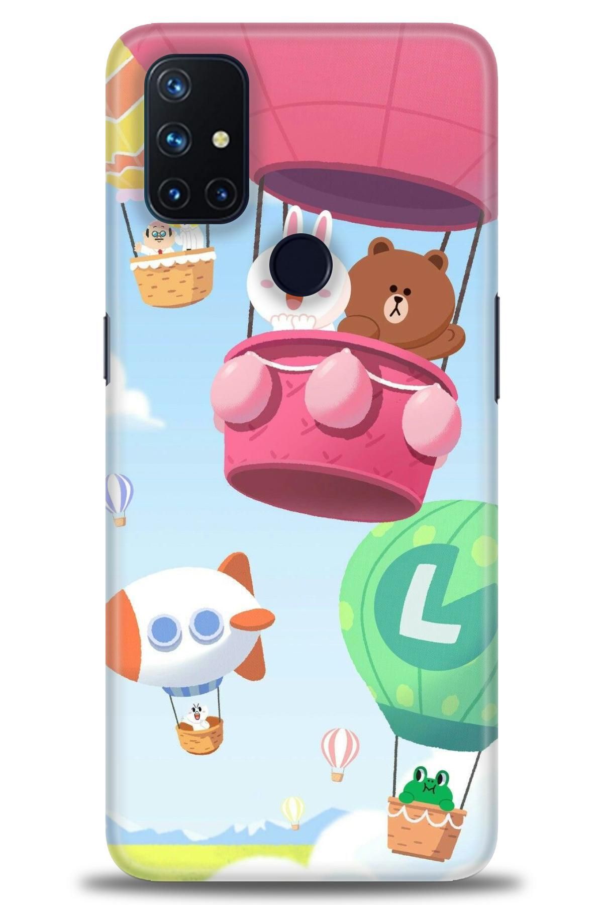 Oneplus Nord N10 İle Uyumlu HD Baskılı Desenli Silikon Kılıf - 373