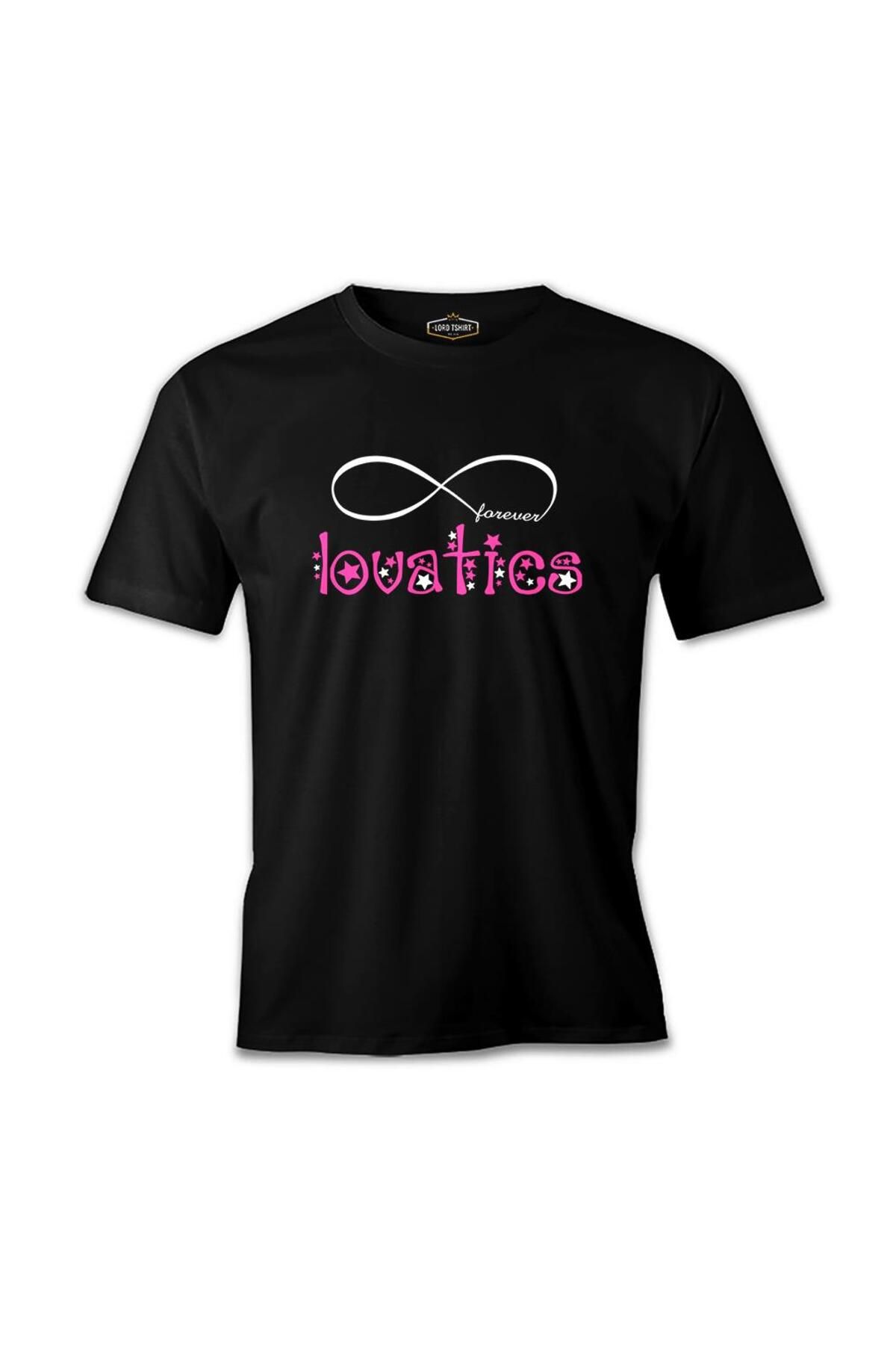 Lord T-Shirt Demi Lovato - Lovatics Siyah Erkek Tshirt