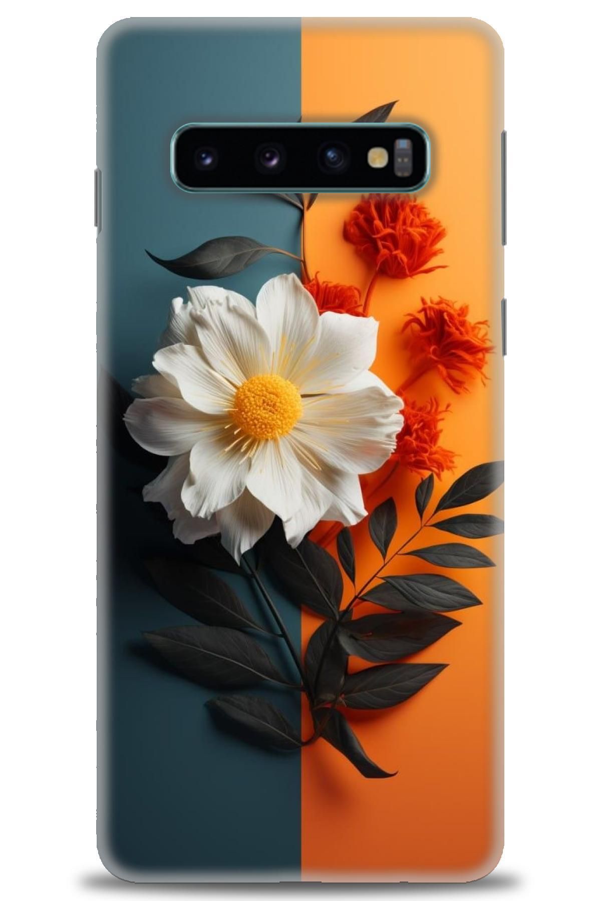 CooperTech Samsung Galaxy S10 İle Uyumlu HD Baskılı Desenli Silikon Kılıf - 971