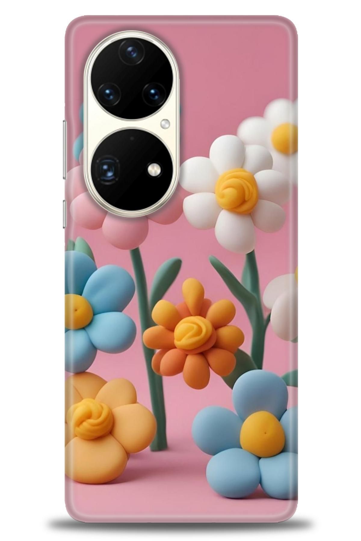 CooperTech Huawei P50 Pro İle Uyumlu HD Baskılı Silikon Kılıf - 742