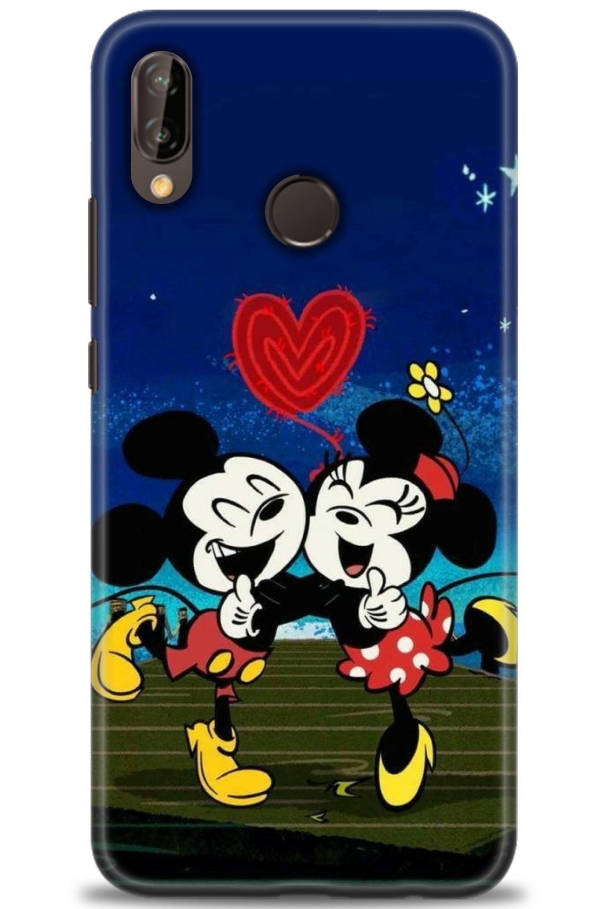 CooperTech Huawei P20 Lite İle Uyumlu HD Baskılı Silikon Kılıf - 830