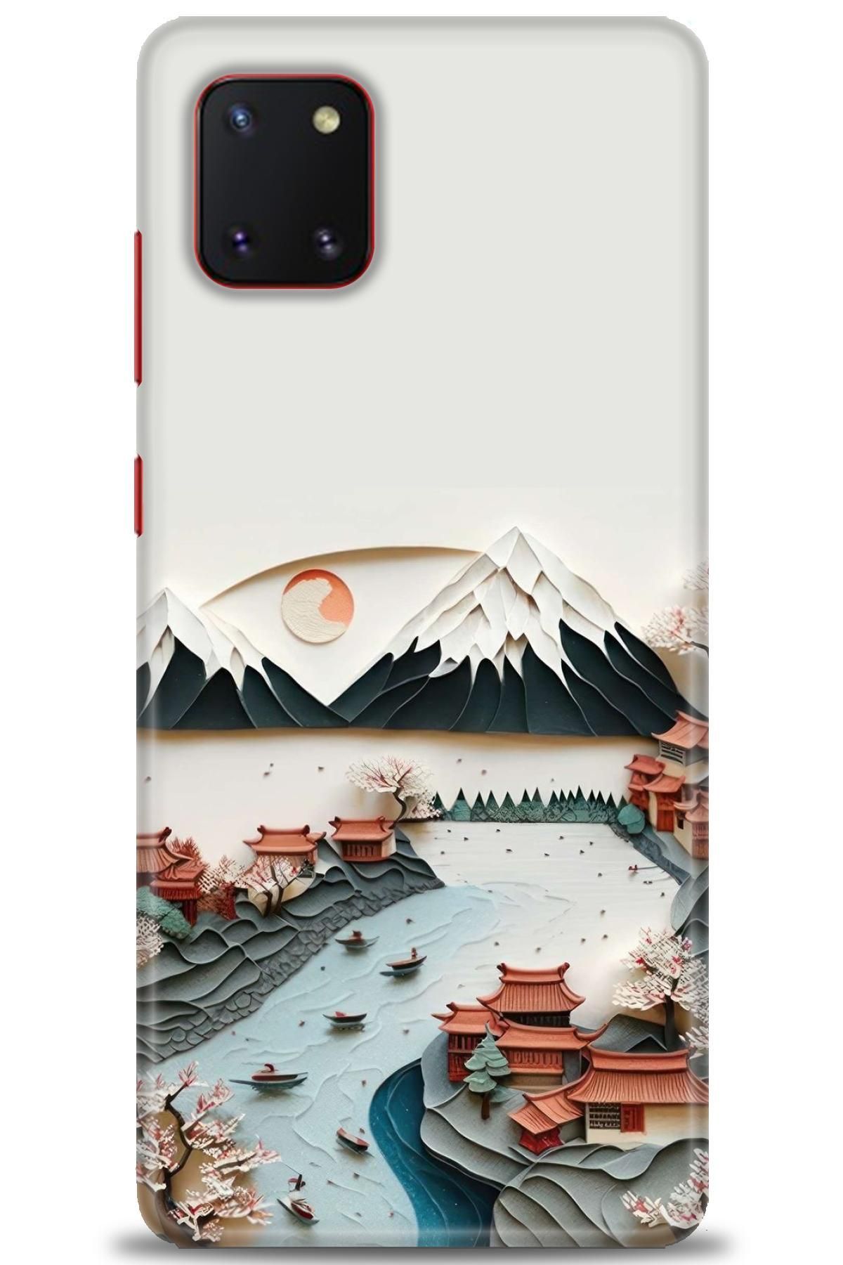 CooperTech Samsung Galaxy Note 10 Lite İle Uyumlu HD Baskılı Desenli Silikon Kılıf - 322