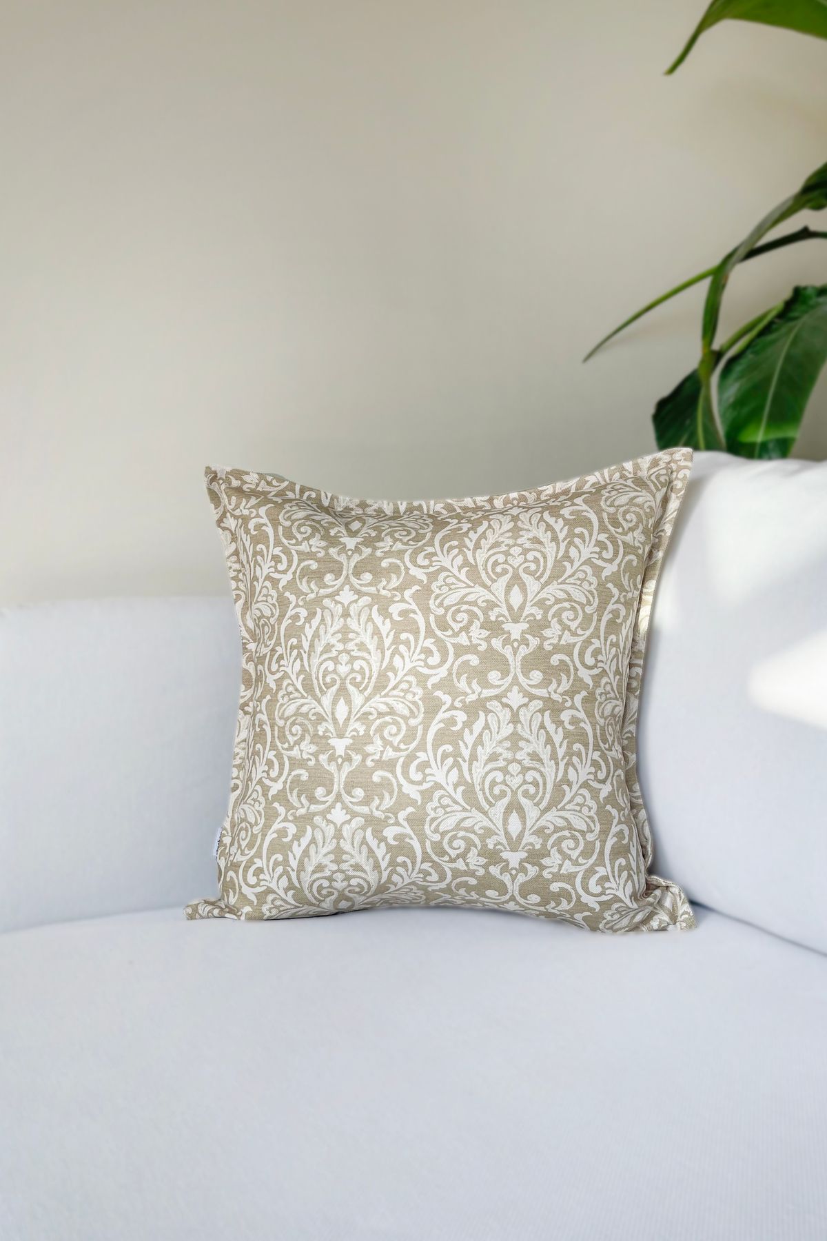 RİTMOHOME Vintage, Eskitme, Modern, Farmhouse, Iskandinav, Country, 50x50 Dekoratif Yastık(İÇİ DOLGULU)