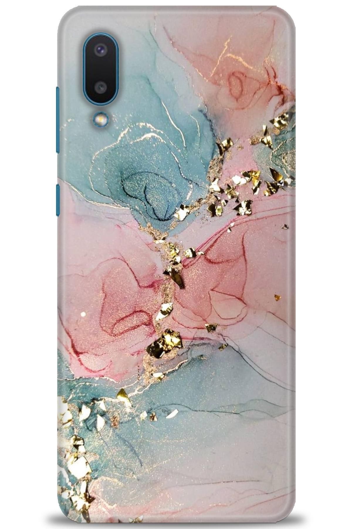 CooperTech Samsung Galaxy A02 İle Uyumlu HD Baskılı Desenli Silikon Kılıf - 403
