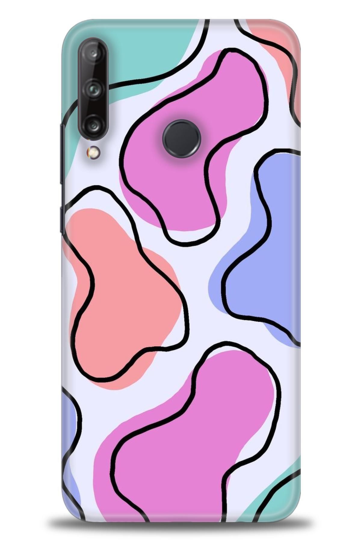 CooperTech Huawei P40 Lite E İle Uyumlu HD Baskılı Silikon Kılıf - 708