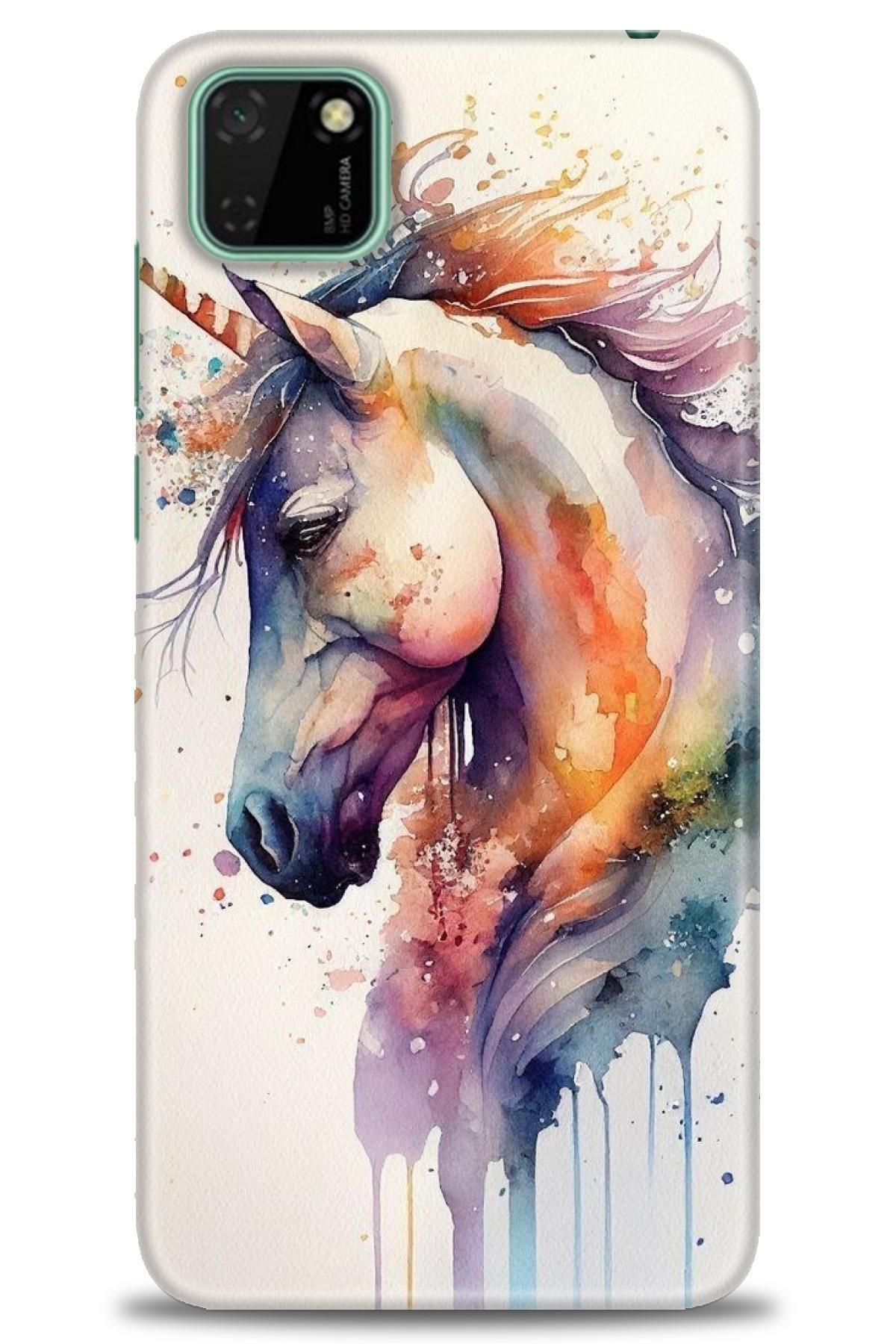CooperTech Huawei Y5P İle Uyumlu HD Baskılı Silikon Kılıf - 110