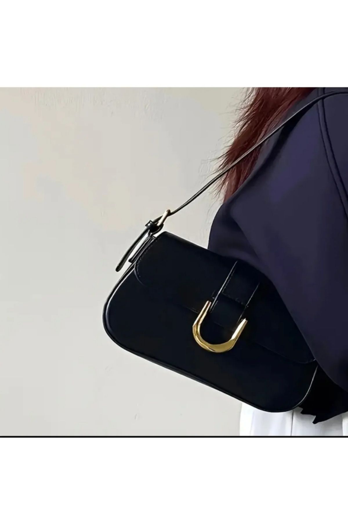 Rose bags Ayarlanabilir askılı kapaklı el kol omuz çantası