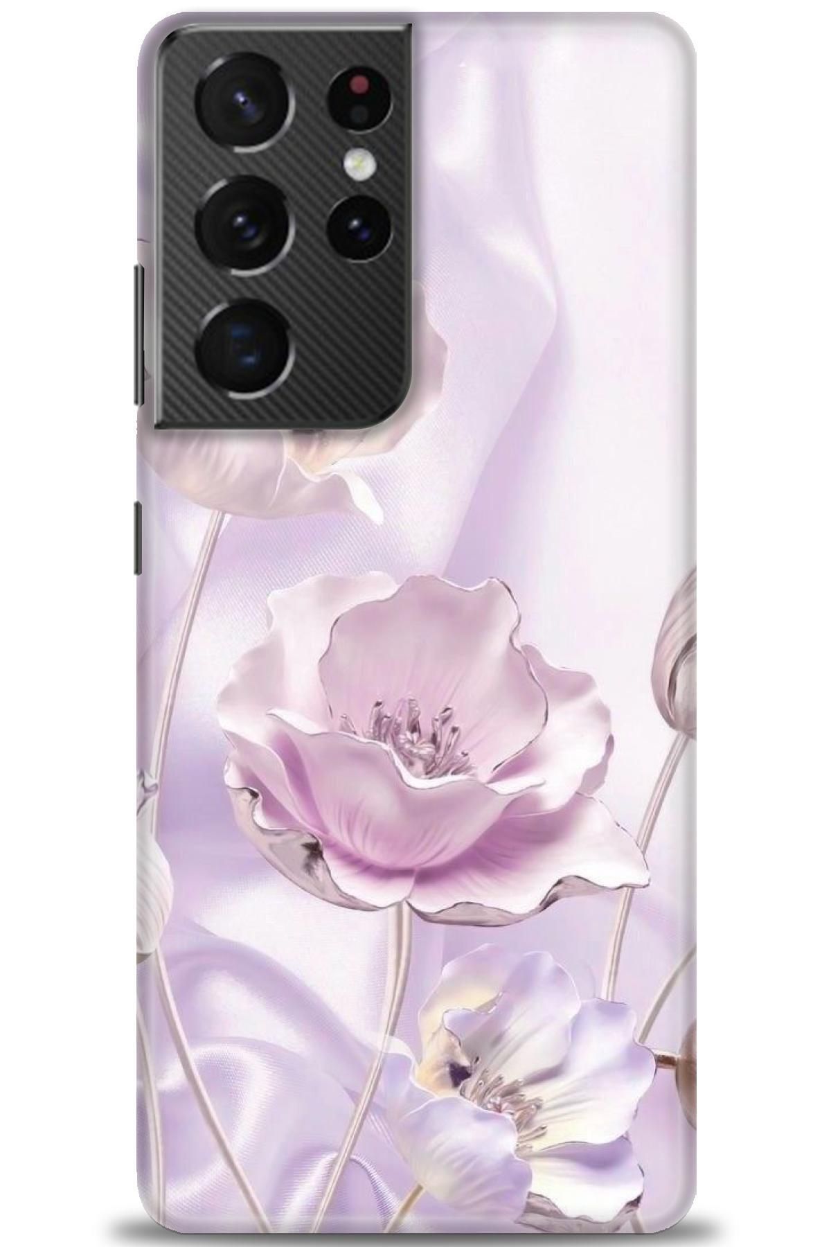 CooperTech Samsung Galaxy S21 Ultra İle Uyumlu HD Baskılı Desenli Silikon Kılıf - 359