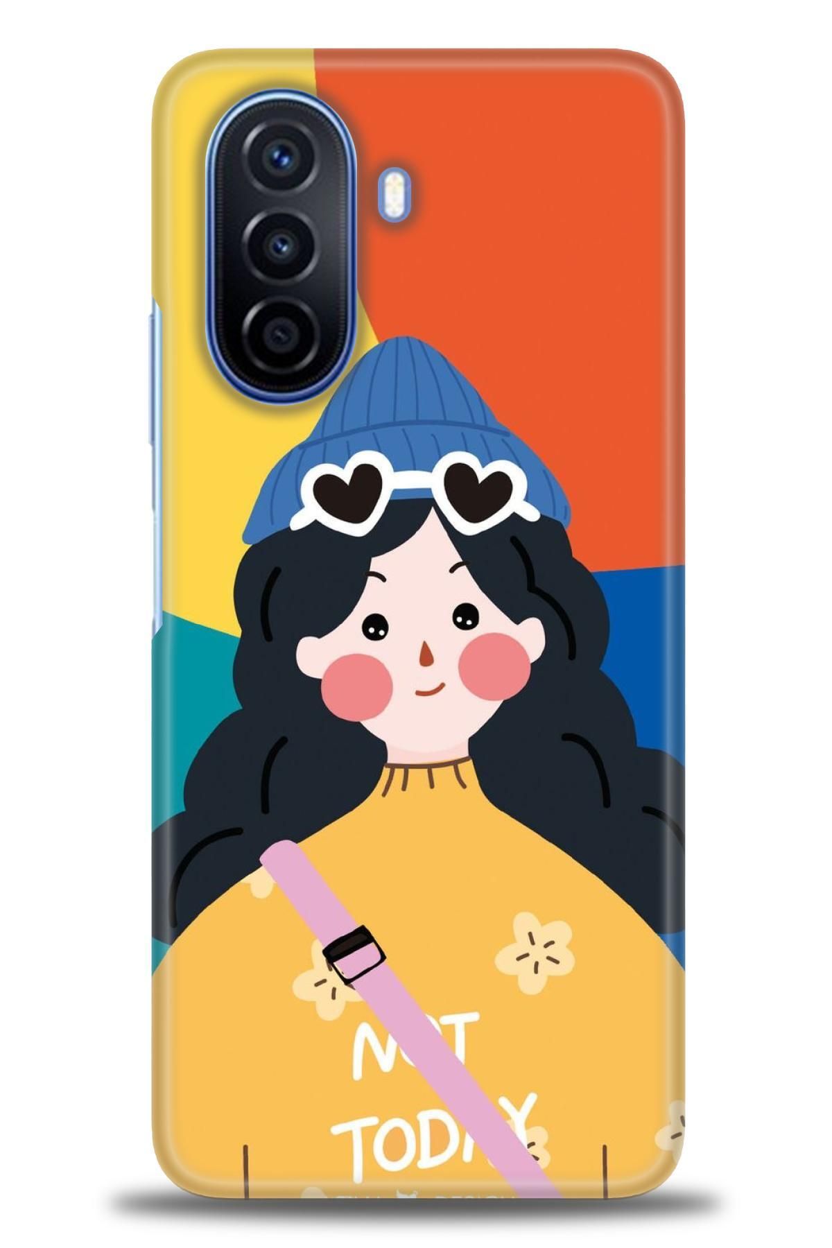 CooperTech Huawei Nova Y70 İle Uyumlu HD Baskılı Silikon Kılıf - 791