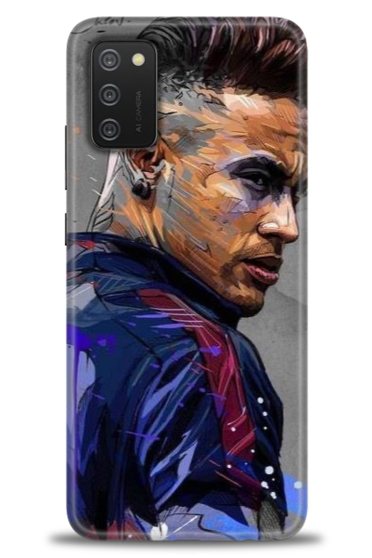 CooperTech Samsung Galaxy A02S İle Uyumlu HD Baskılı Desenli Silikon Kılıf - 458