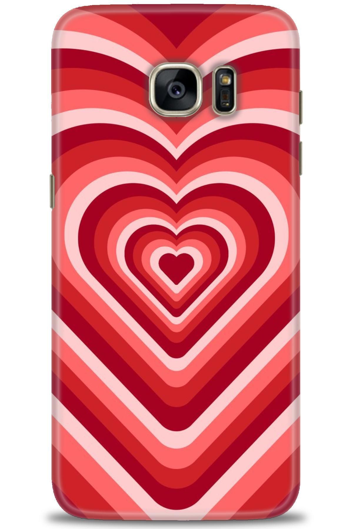 CooperTech Samsung Galaxy S7 Edge İle Uyumlu HD Baskılı Desenli Silikon Kılıf - 557