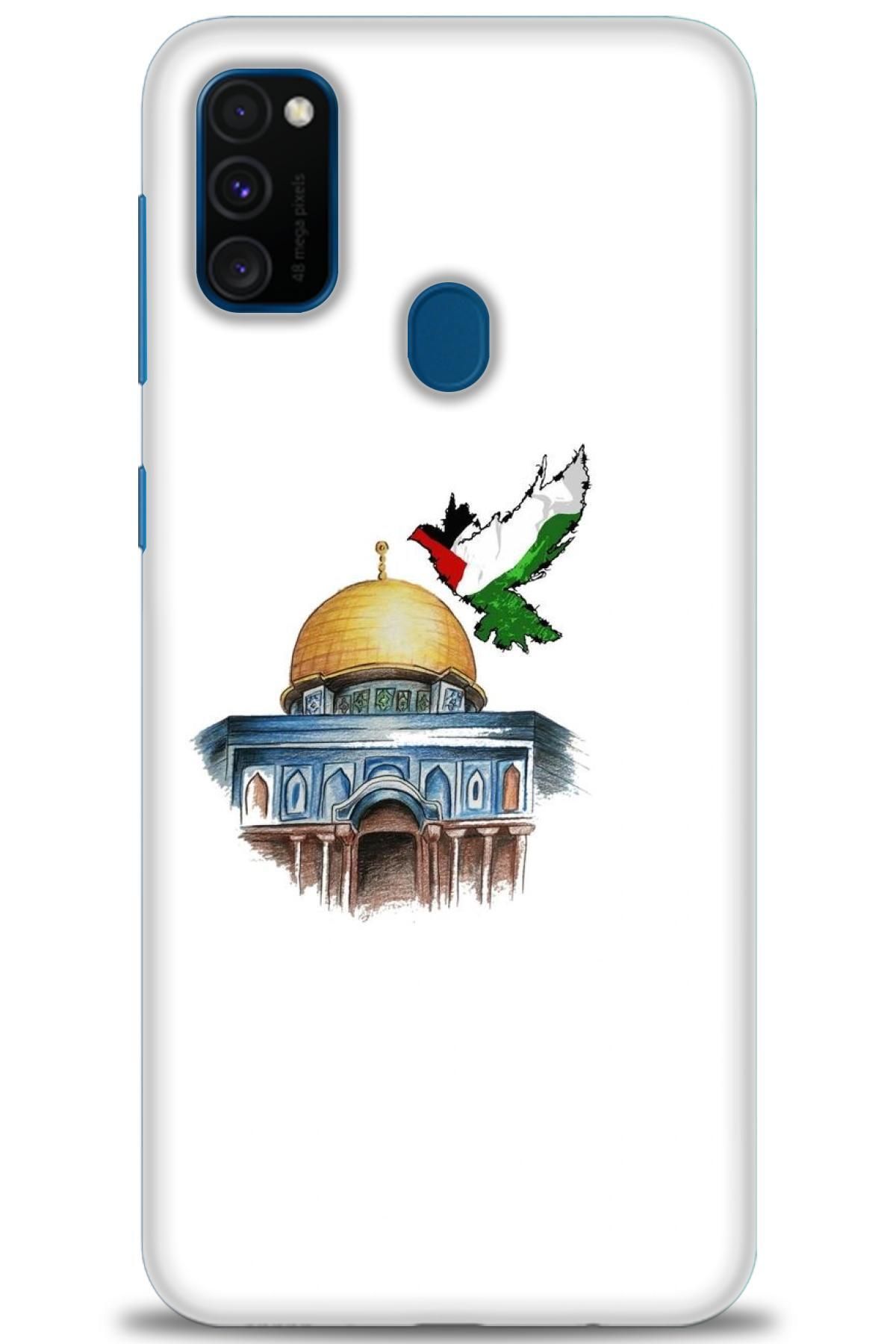 CooperTech Samsung Galaxy M21 İle Uyumlu HD Baskılı Desenli Silikon Kılıf - 494