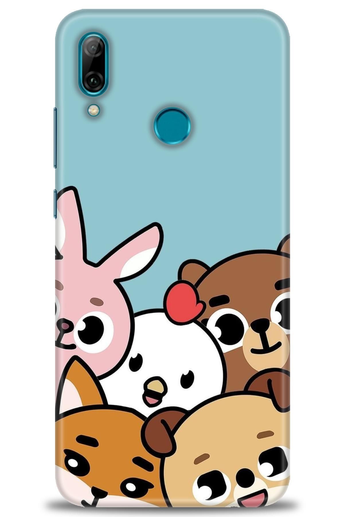 CooperTech Huawei P Smart Pro 2019 İle Uyumlu HD Baskılı Silikon Kılıf - 388